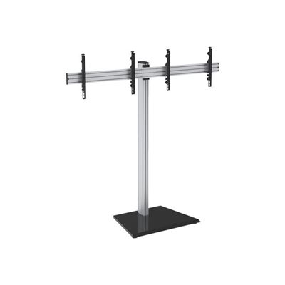 Soporte De Suelo Kimex 031-1220k1 Para 2 Tv 50""-55"" , Altura 175 Cm