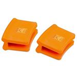 Asas silicona paellera 2 unidades, Bra Efficient Orange