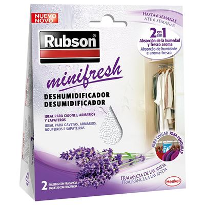 Deshumificador Para Armarios Con Fragancia A Lavanda 2 X 50 G Rubson