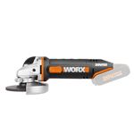 Amoladora Angular Batería 115mm 20v worx powershare wx800.9 no incluye ni cargador protector de disco y – sin