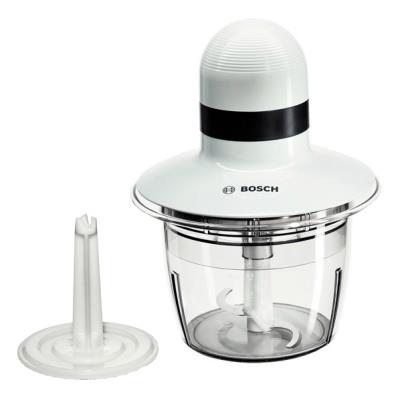 Picadora Eléctrica Bosch MMR08A1 de 400W con Tazón de 0,8L y Cuchillas de Acero en Color Blanco - Imagen 3