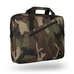 Maletín para portátiles Monray Ginger Army - 15.6"". Color Verde Militar