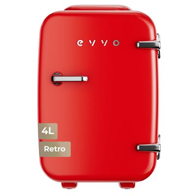 Mini Frigorífico Evvo F4 4l Rojo