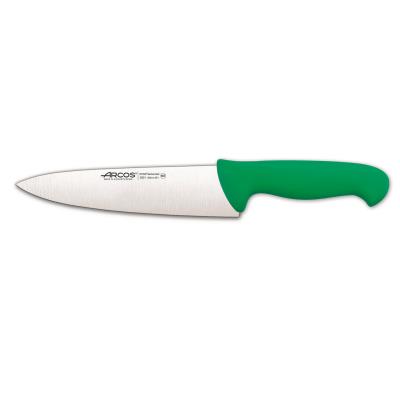 Cuchillo De Cocinero Arcos Colour - Prof 292121 De Acero Inoxidable Y Mango Ergonómico - Verde