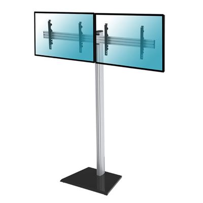 Soporte De Suelo Kimex 031-1221k1 Para 2 Tv 50""-55"" , Altura 240 Cm