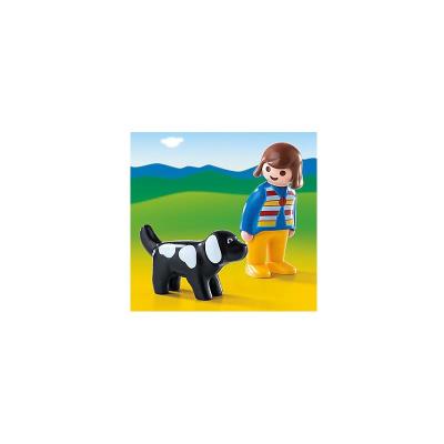 Playmobil 6977 1.2.3 - Mujer Con Perro