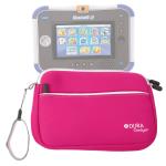 Funda De Neopreno rosa para vtech storio 3s con bolsillo exterior guardar objetos por duragadget