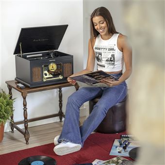 Tocadiscos Bluetooth Prixton Century Reproductor CD Casetes - Alta  fidelidad - Los mejores precios