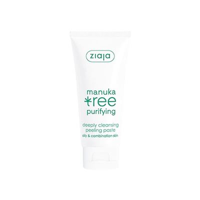 Exfoliante Facial Para Pieles Grasas Y Mixtas Ziaja Manuka Free Purifying Deeply Cleasing Pelling Paste 75ml