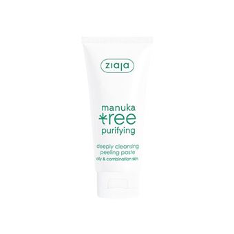 Exfoliante facial para pieles grasas y mixtas Ziaja Manuka Free Purifying Deeply Cleasing Pelling Paste 75ml - 1