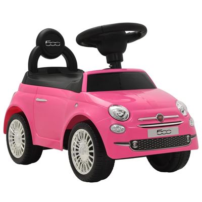 Coche Correpasillos Vidaxl, Fiat 500 Rosa