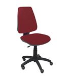 Silla de oficina ergonómica Piqueras y Crespo Modelo 14CP, tejido granate