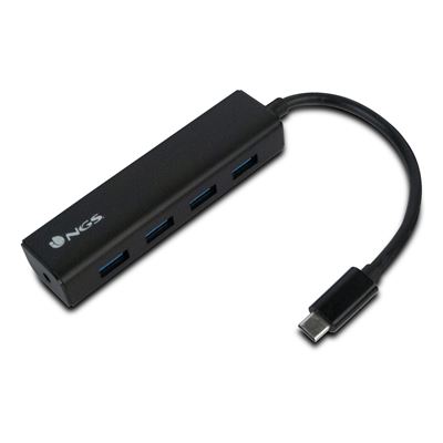 Ngs Wonder Hub 4 Usb 3.0 A Tipo-C - Imagen 2