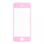 iPhone 5/5 c / protector S 5 templó el vidrio pantalla rosa