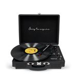 Tocadiscos Prixton VC400 Bluetooth reproductor convertidor de vinilos Negro