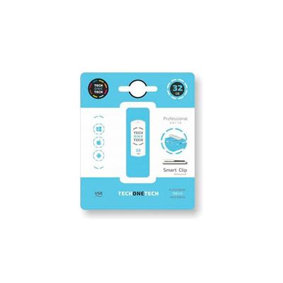 Pendrive Tech One Tech Pro Smart Clip Tech 32GB USB 2.0 colgable PVC - Imagen 2