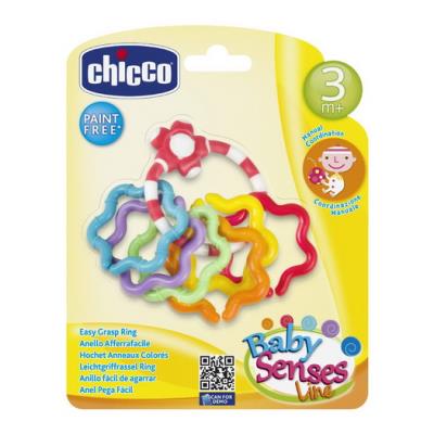 Chicco Baby Senses line big small sonajero anillos de agarrar multicolor 00005954000000 cencerro 05954 5954