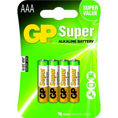 GP Batteries Super Alkaline AAA