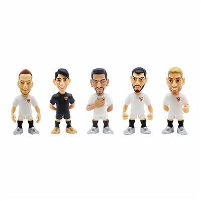 Pack de 5 figuras Minix del Real Madrid oficiales serie 2 de 7 cm