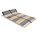 Vidaxl 42 Listones 7 regiones madera 100x200 cm mueble cama somiers de con zonas