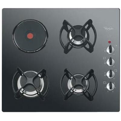 Placa De Gas Whirlpool Akm 404 Nb 4 Fuegos 60cm 6350w Inox