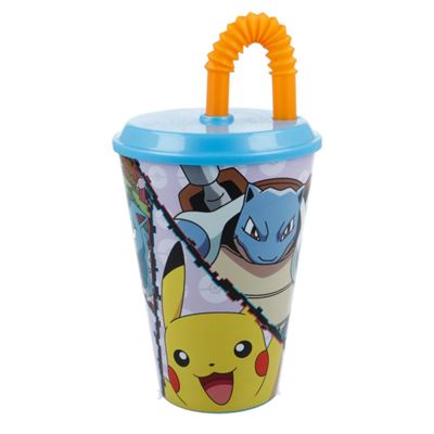 Vaso Pajita Pokemon 430 Ml