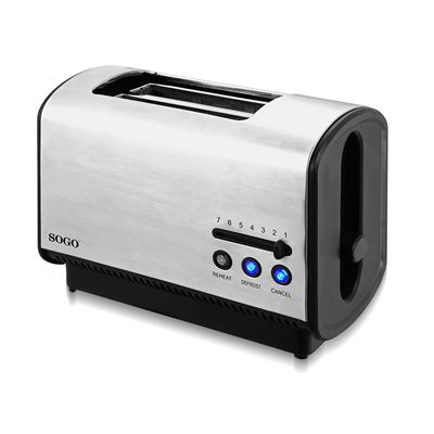 Tostadora Electrónica De 2 Rebanadas Sogo Tos-ss-5385