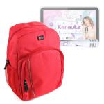 Mochila Para Niños Para Ingo Tablet Violetta Karaoke | One Direction + Funda Impermeable - Roja - Alta Calidad Por DURAGADGET