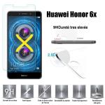 Huawei Honor 6x Protector de Pantalla, Vidrio Templado Cristal Protector [0.3mm Dureza 9H]