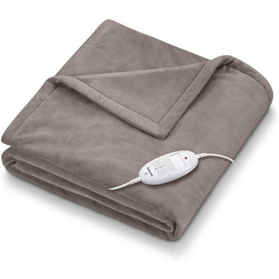 Manta Eléctrica Beurer Hd75 Marrón Gris 180x130cm