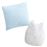 Set de 2 cojines decorativos Pekebaby Nari gris algodón_0