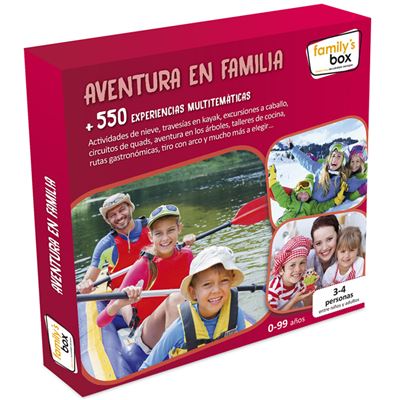 Caja Regalo Familys box aventura en familia cofre de 600 toda