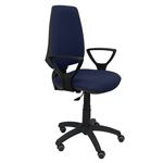 Silla de oficina ergonómica Piqueras y Crespo Modelo 14CP Brazos incluidos tejido azul marino