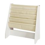 Librería infantil para niños SoBuy FRG225-W con 4 estanterías blanco/beige H71cm