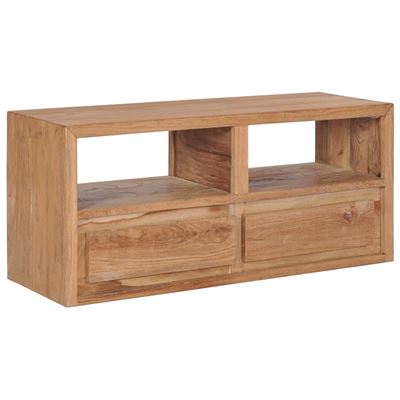 Mueble Para Tv Vidaxl De Madera De Teca Maciza Cm