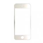 iPhone 5/5 c / plata cristal templado protector de pantalla de 5 S