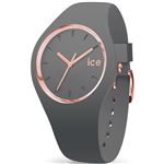 Reloj Watch Iceglam para mujer de cuarzo con brazalete silicona ic015336 icewatch glam colour grey grigio correa 015336