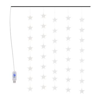 Cortina de luces estrellas vidaXL 200 LEDs de colores 8 funciones 0,53Kg - 1