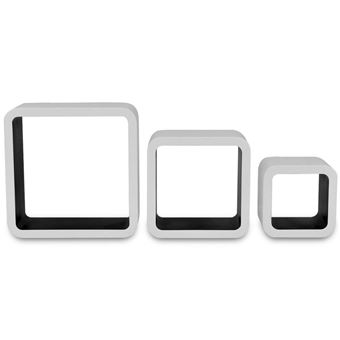 vidaXL VX275973 Estantería de cubos para pared 6 unidades blanco - VX275973  - Epto