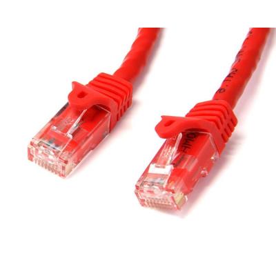 Startech.com Rojo Cable De Red Ethernet Cat6 Sin Enganche De 5M - Cable Patch Snagless Rj45 Utp - Cables De Red