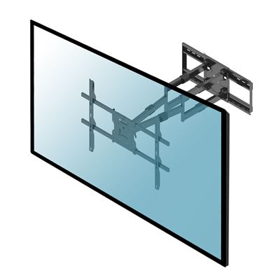 Soporte De Pared Giratorio Kimex 013-4086 Para Pantallas 65""-110