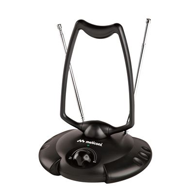 Antena Tv Interior Amplificada Con Filtro Lte 4g/5g Y Máxima Recepción At380 Usb - Meliconi