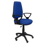 Silla de oficina ergonómica Piqueras y Crespo Modelo 14CP Brazos incluidos tejido azul