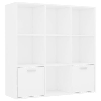 Estantería vidaXL 3 niveles aglomerado blanco brillante 60x24x108 cm,  Estanterías, Los mejores precios