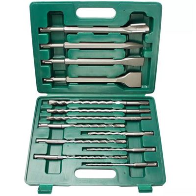 Set brocas de taladro y cincel SDS-Plus Brüder Mannesmann 13 uds