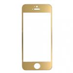 iPhone 5/5 c / oro vidrio templado protector de pantalla de 5 S