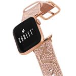 Correa para Apple Watch de piel / cuero Paris Suritt, 38mm / 40mm, Pink / Gold