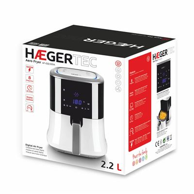 Freidora Haeger Aero Fryer 2,2l Blanco