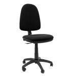 Silla de oficina ergonómica Piqueras y Crespo, Altura Regulable, Tapizado de Bali Negro