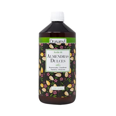 Drasanvi - Aceite De Almendras Dulces 1 L - Aceite Nutritivo E Hidratante